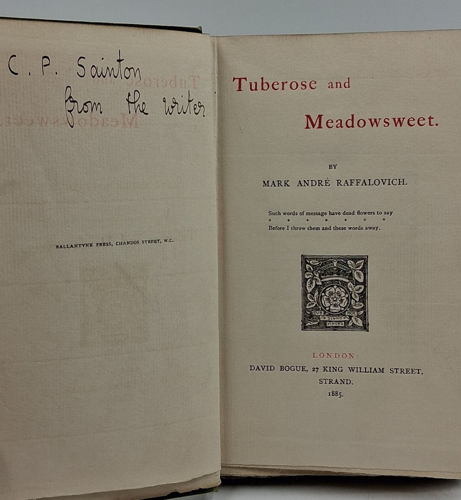 Tuberose and Meadowsweet.