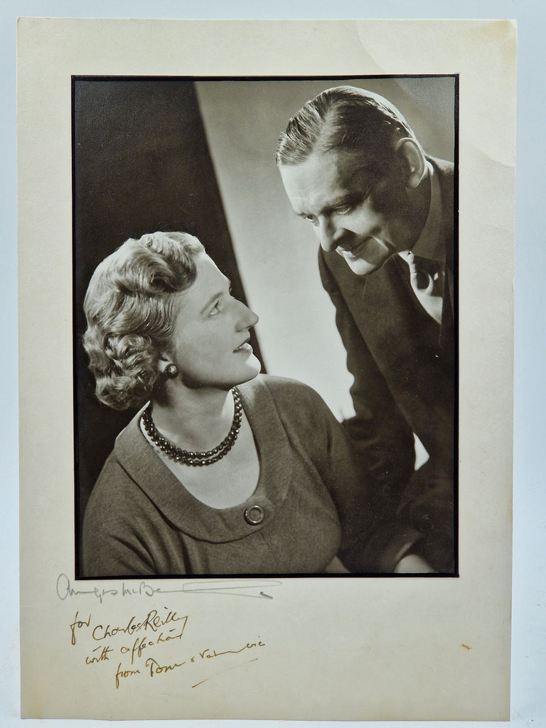Signed wedding photograph of T.S. and Valerie Eliot