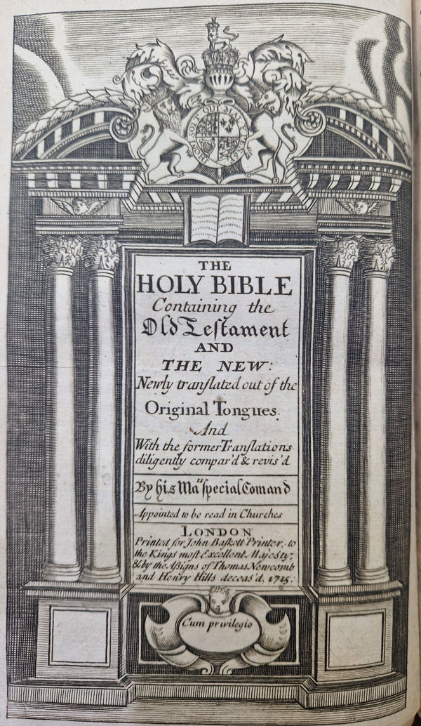 The Holy Bible, containing the Old Testament and the New: