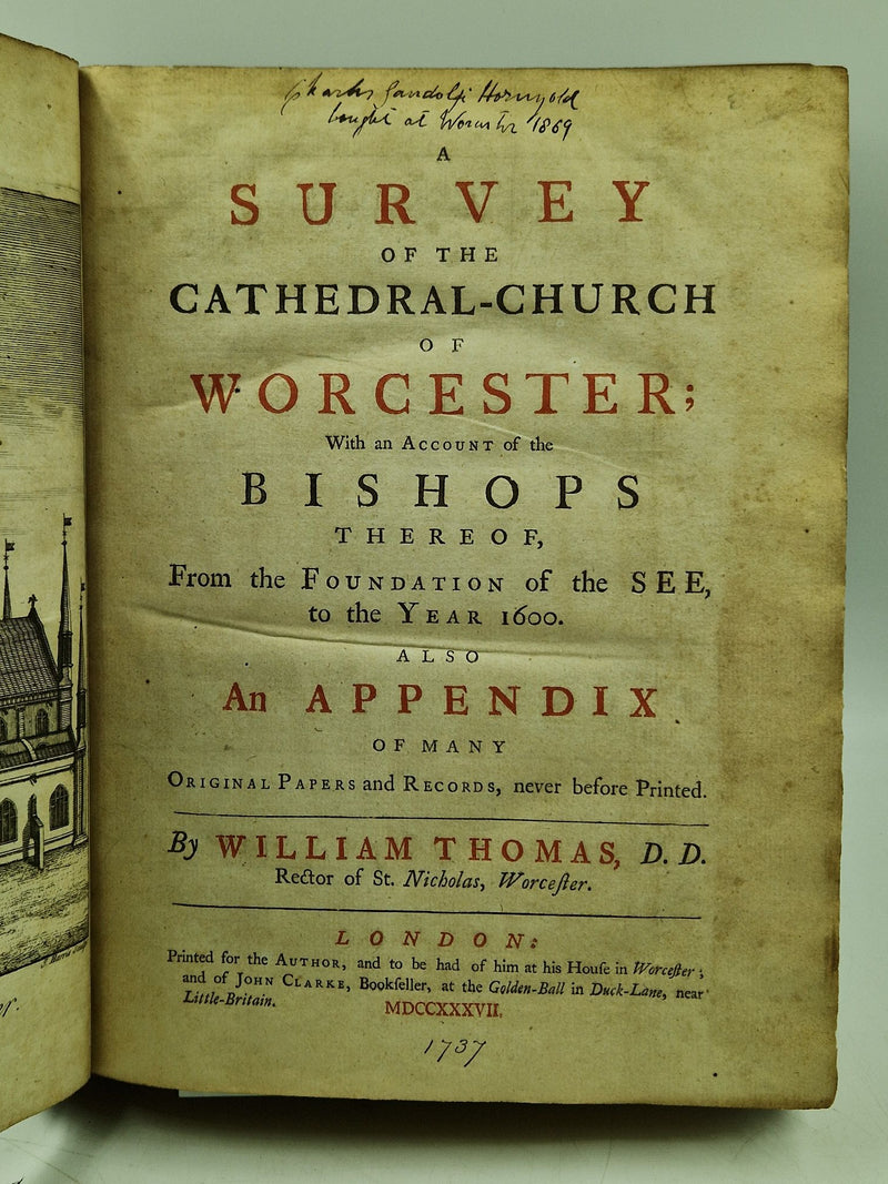 A Survey of the Cathedral-Church of Worcester
