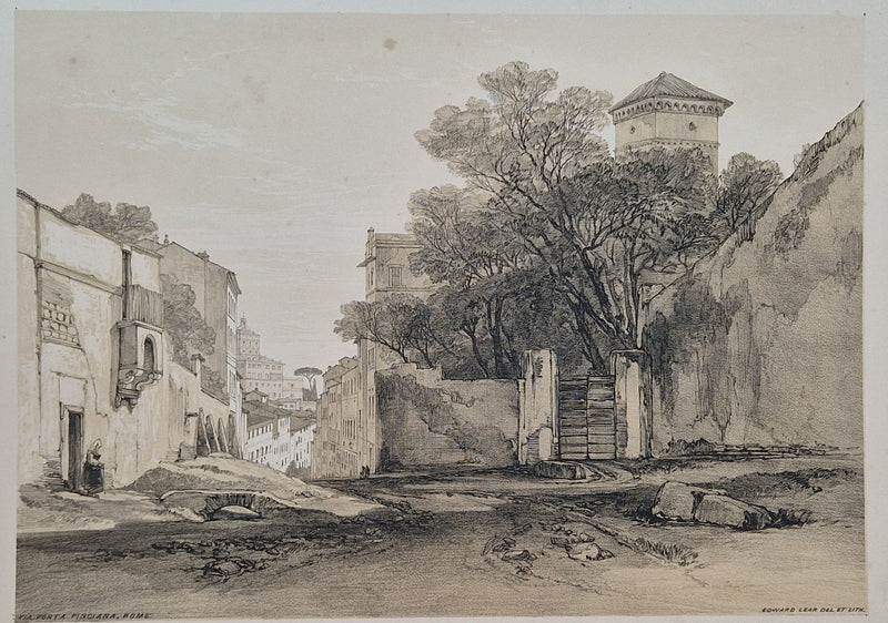 Views in Rome and its environs: Drawn from Nature and on Stone by Edward Lear