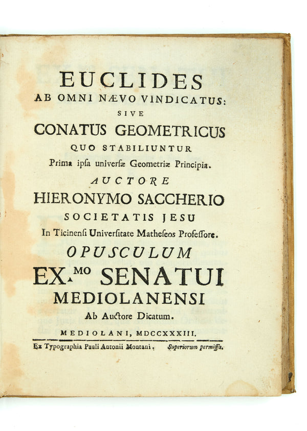 Euclides ab omni nævo vindicatus