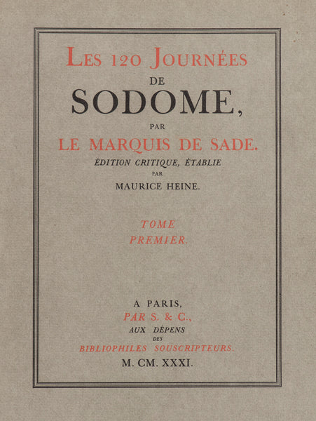 Les 120 Journées de Sodome